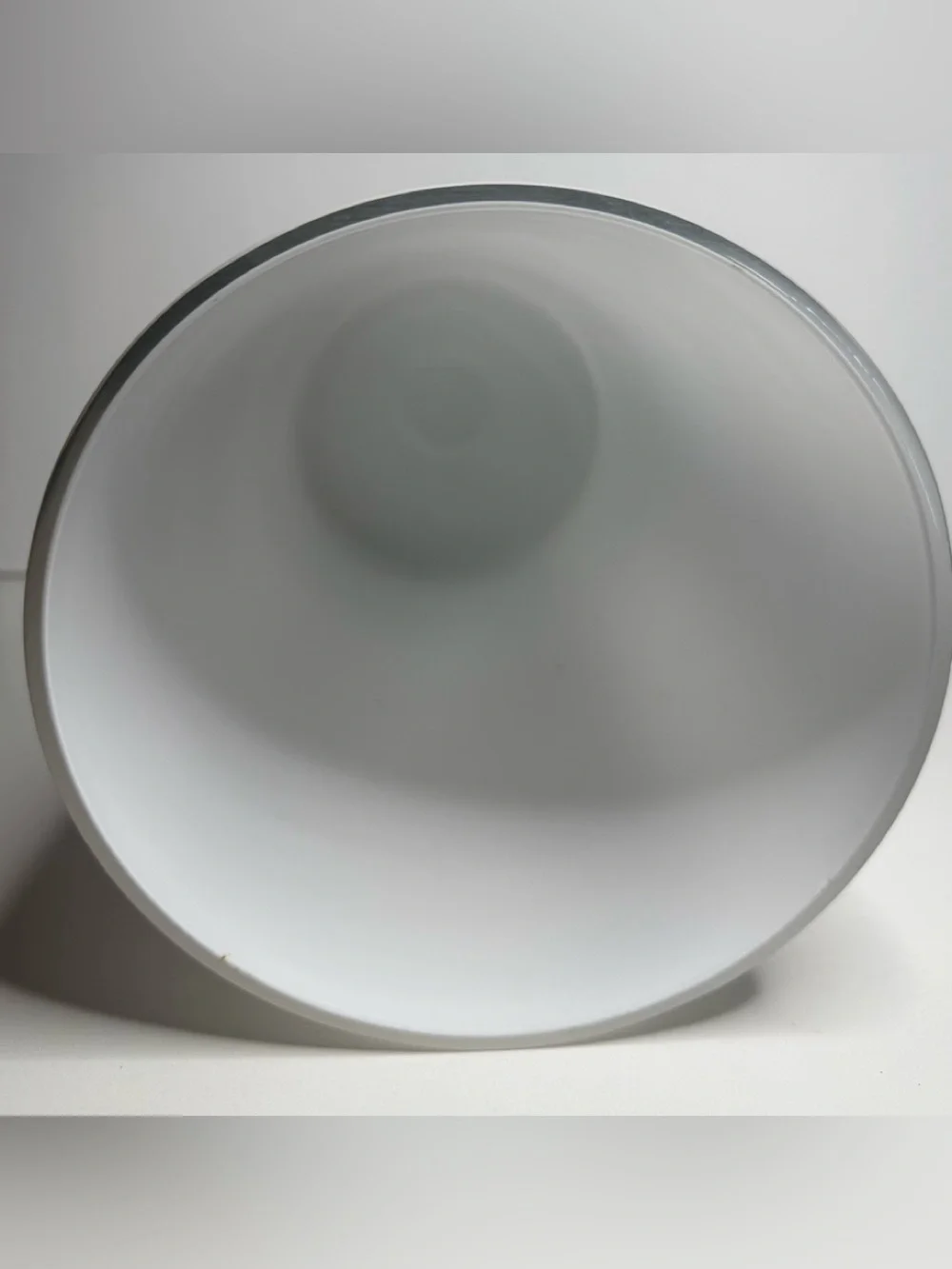 White Gloss Ceramic Floor Vase - Brand Unspecified